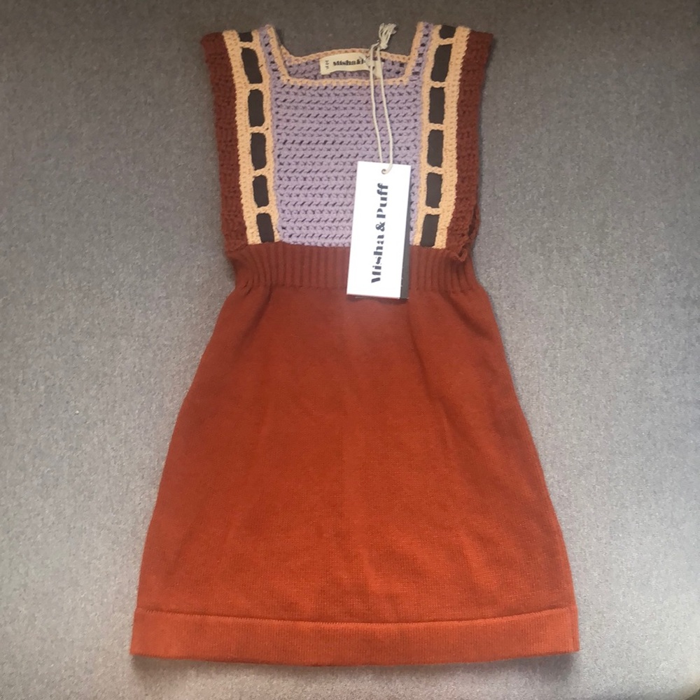 Misha & Puff Prairie Pinafore knitted dress
